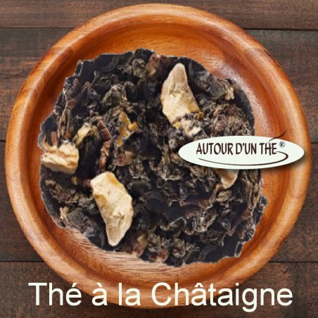 Un thé gourmand avec des éclats de châtaigne